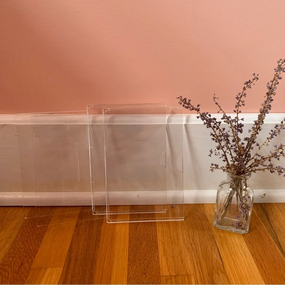 Set of 2 Clear Acrylic Frames